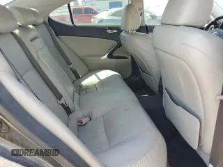 2007 Lexus IS 250 with VIN JTHBK262372043297, listed as a Copart auction lot 65295745 with 174,175 mi miles and Salvage title. Bid and sale history available at DreamBid. Image 10.