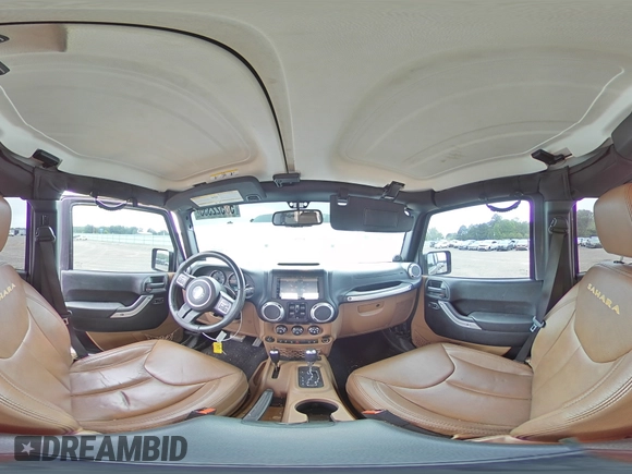 2014 Jeep Wrangler Unlimited Sahara with VIN 1C4HJWEG7EL299548, listed as a Copart auction lot 58522355 with 76,057 mi miles and Clean title. Bid and sale history available at DreamBid. Image 16.