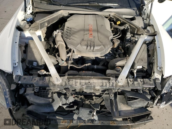 2020 Kia Stinger GT1 with VIN KNAE45LC3L6082883, listed as a Copart auction lot 79273504 with 70,367 mi miles and Salvage Title. Bid and sale history available at DreamBid. Image 11.