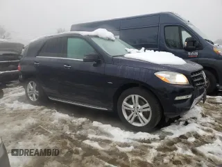 2012 Mercedes-Benz M ML 350 with VIN 4JGDA5HB1CA072658, listed as a Copart auction lot 44408515 with 194,125 mi miles and Salvage Title. Bid and sale history available at carsss.com. Image 4.