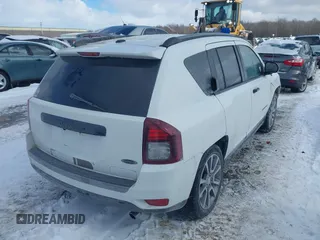 2017 Jeep Compass Sport with VIN 1C4NJCBA9HD185955, listed as a IAAI auction lot 41609372 with 175,867 mi miles and . Bid and sale history available at DreamBid. Image 4.