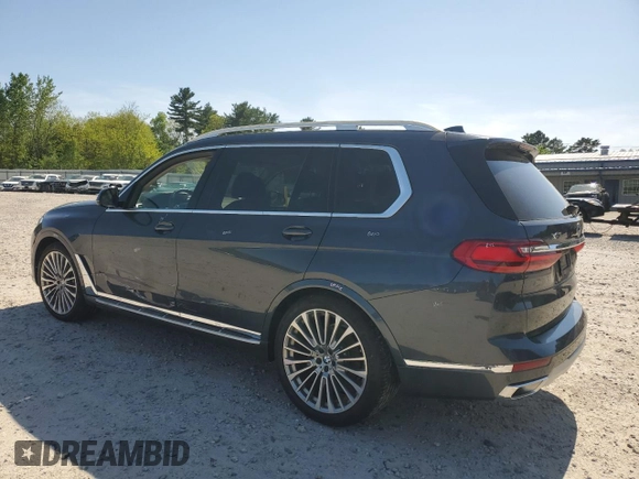 2019 BMW X7 xDrive40i z VIN 5UXCW2C54KL082619, wystawiony jako Copart lot #54474555 z przebiegiem 68 381 mil mil oraz Szkoda całkowita • Salvage title. Historia ofert i sprzedaży dostępna na DreamBid. Obrazek 2.