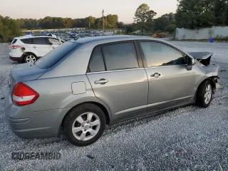 2007 Nissan Versa 1.8 SL with VIN 3N1BC11E67L420328, listed as a Copart auction lot 75806654 with 0 mi miles and Salvage Title. Bid and sale history available at carsss.com. Image 3.