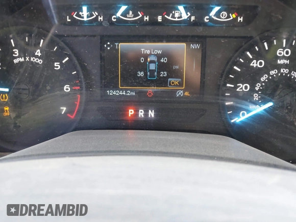 2019 Ford F-150 XL with VIN 1FTEW1E51KFC52807, listed as a IAAI auction lot 41383212 with 124,244 mi miles and . Bid and sale history available at DreamBid. Image 7.