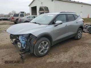 2023 Chevrolet Blazer LT с VIN 3GNKBHR43PS219990, выставлен на аукционе Copart как лот 53807875 с пробегом 28 077 миль миль и Списание • Salvage title. История ставок и продаж доступна на DreamBid. Изображение 1.