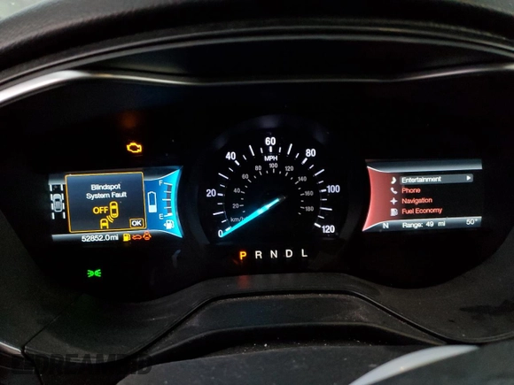 2019 Ford Fusion Hybrid Titanium with VIN 3FA6P0RU9KR153657, listed as a Copart auction lot 36272673 with 52,852 mi miles. Bid and sale history available at carsss.com. Image 9.