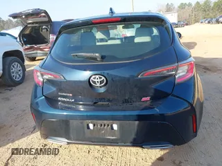2021 Toyota Corolla Hatchback SE with VIN JTND4MBE9M3114388, listed as a IAAI auction lot 41796303 with 58,656 mi miles. Bid and sale history available at carsss.com. Image 16.