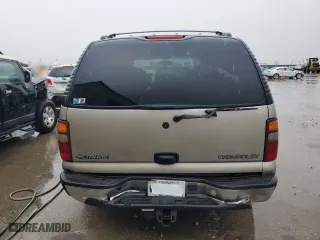 2001 Chevrolet Tahoe LT with VIN 1GNEC13T21R156926, listed as a Copart auction lot 43191715 with 284,182 mi miles and Salvage Title. Bid and sale history available at carsss.com. Image 6.