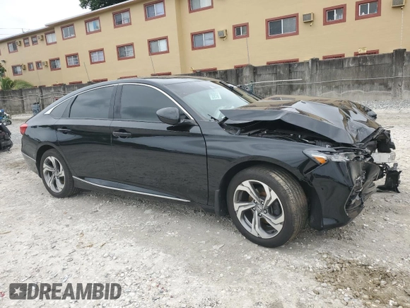 2020 Honda Accord EX with VIN 1HGCV1F46LA139452, listed as a Copart auction lot 59582045 with 87,865 mi miles and Non repairable. Bid and sale history available at DreamBid. Image 4.
