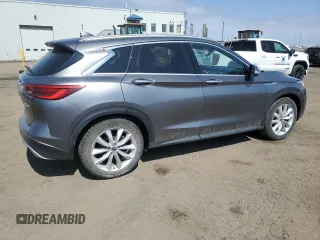 2019 Infiniti QX50 Essential z VIN 3PCAJ5M36KF110008, wystawiony jako Copart lot #53867995 z przebiegiem 106 978 mil mil oraz Szkoda całkowita • Salvage title. Historia ofert i sprzedaży dostępna na DreamBid. Obrazek 3.