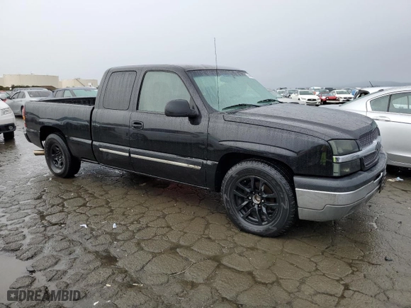 2003 Chevrolet Silverado 1500 Work Truck with VIN 2GCEC19X531171533, listed as a Copart auction lot 43610735 with 158,646 mi miles and Salvage Title. Bid and sale history available at carsss.com. Image 4.