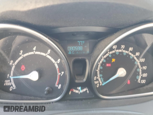 2017 Ford Fiesta SE with VIN 3FADP4EJ0HM126301, listed as a Copart auction lot 52218865 with 80,598 mi miles and Salvage Title. Bid and sale history available at DreamBid. Image 9.