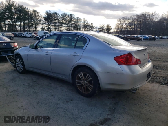 2013 Infiniti G37 x with VIN JN1CV6AR5DM763809, listed as a Copart auction lot 43783605 with 121,752 mi miles and Salvage Title. Bid and sale history available at carsss.com. Image 2.