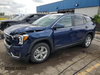 2023 GMC Terrain SLE с VIN 3GKALTEG7PL128059, выставлен на аукционе Copart как лот 58479105 с пробегом 21 190 миль миль и На запчасти • Non repairable. История ставок и продаж доступна на DreamBid. Изображение 1.
