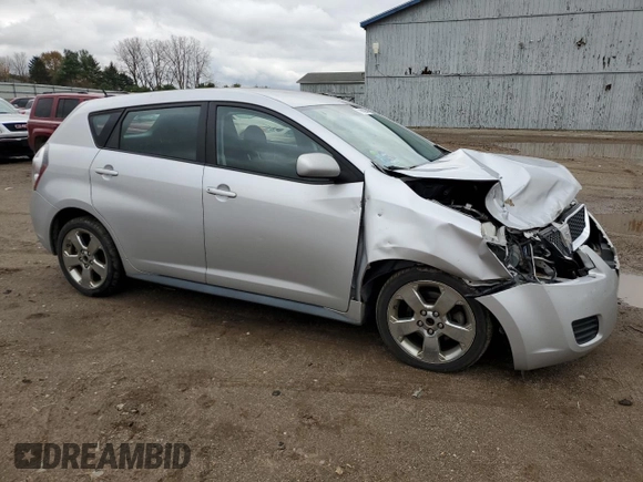 2009 Pontiac Vibe w/1SB with VIN 5Y2SP67059Z436199, listed as a Copart auction lot 79191944 with 104,246 mi miles and Clean Title. Bid and sale history available at carsss.com. Image 4.