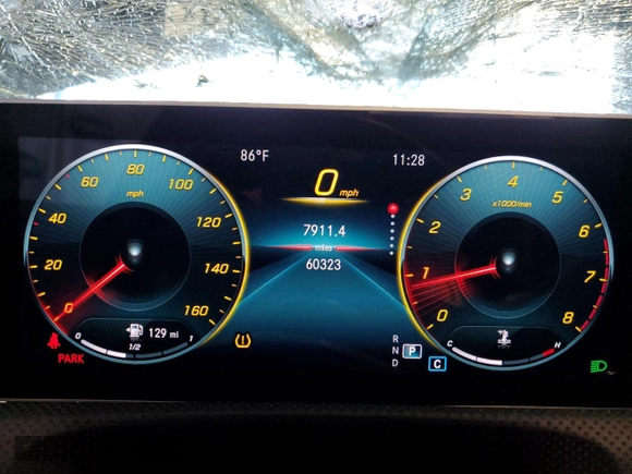 2020 Mercedes-Benz CLA 250 with VIN WDD5J4HB2LN035359, listed as a Copart auction lot 66769233 with 60,323 mi miles and . Bid and sale history available at DreamBid. Image 9.