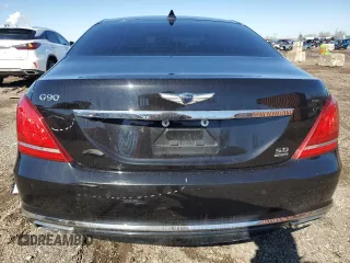 2019 Genesis G90 5.0L Ultimate with VIN KMHG54JH5KU050461, listed as a Copart auction lot 48033815 with 95,057 mi miles and Salvage Title. Bid and sale history available at carsss.com. Image 6.