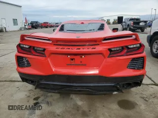 2021 Chevrolet Corvette 2LT with VIN 1G1YB2D43M5106403, listed as a Copart auction lot 42730815 with 7,325 mi miles and Salvage Title. Bid and sale history available at carsss.com. Image 6.