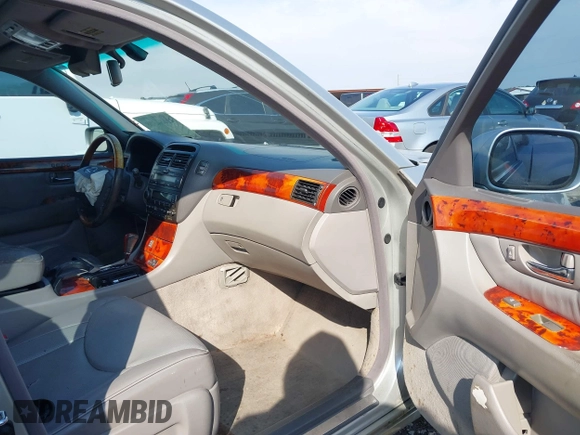 2003 Lexus LS 430 z VIN JTHBN30F630120730, wystawiony jako IAAI lot #41684308 z przebiegiem 224 189 mil mil oraz . Historia ofert i sprzedaży dostępna na DreamBid. Obrazek 5.