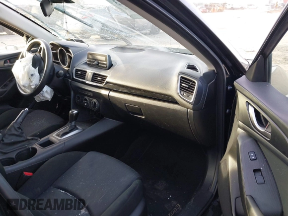 2015 Mazda 3 i SV with VIN JM1BM1T74F1246158, listed as a IAAI auction lot 41587923 with 147,001 mi miles. Bid and sale history available at carsss.com. Image 5.