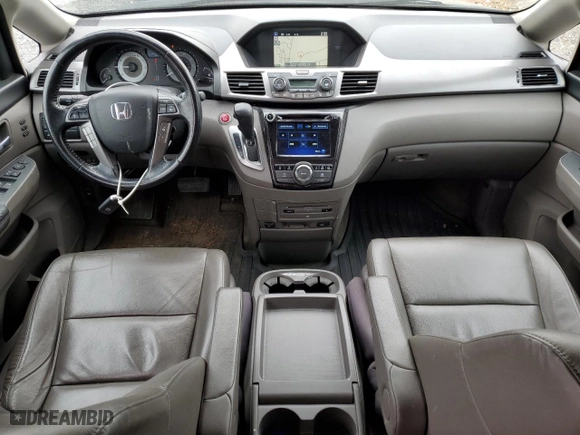 2016 Honda Odyssey Touring Elite with VIN 5FNRL5H98GB013279, listed as a Copart auction lot 48382575 with 156,477 mi miles and Salvage Title. Bid and sale history available at carsss.com. Image 8.