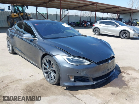 2017 Tesla Model S 100D with VIN 5YJSA1E29HF204881, listed as a IAAI auction lot 41785767 with 146,523 mi miles and . Bid and sale history available at DreamBid. Image 1.