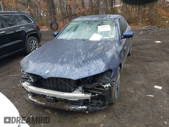 2019 BMW 5 Series 540i xDrive with VIN WBAJE7C51KWW10587, listed as a IAAI auction lot 41838935 with 85,655 mi miles and . Bid and sale history available at carsss.com. Image 12.