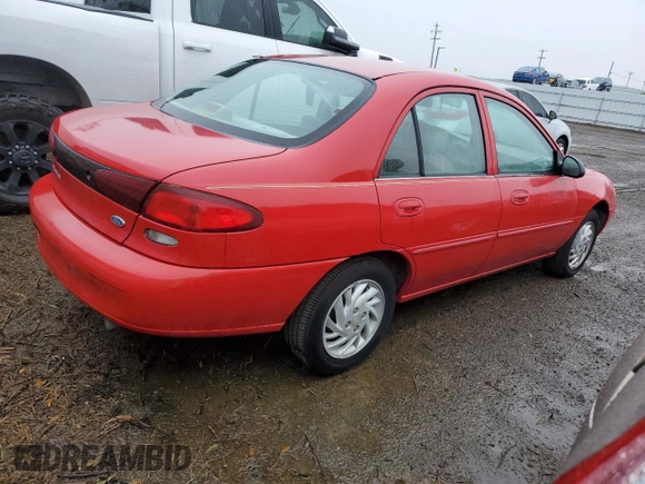 1998 Ford Escort SE z VIN 1FAFP13P9WW215988, wystawiony jako Copart lot #83483314 z przebiegiem 104 796 mil mil oraz Szkody całkowita. Historia ofert i sprzedaży dostępna na DreamBid. Obrazek 3.