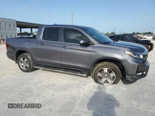 2024 Honda Ridgeline RTL with VIN 5FPYK3F57RB028966, listed as a Copart auction lot 60211885 with 10,963 mi miles and Salvage title. Bid and sale history available at DreamBid. Image 4.