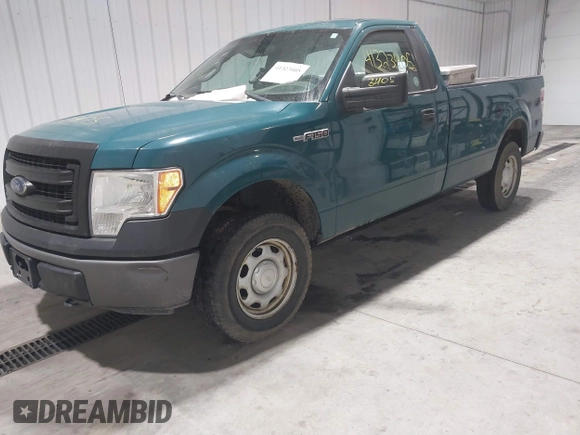 2014 Ford F-150 XL with VIN 1FTMF1EM8EKE03723, listed as a IAAI auction lot 41323405 with 176,478 mi miles and . Bid and sale history available at DreamBid. Image 2.