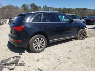 2014 Audi Q5 Premium Plus with VIN WA1LFAFP9EA054480, listed as a Copart auction lot 50327955 with 0 mi miles and Salvage Title. Bid and sale history available at carsss.com. Image 3.