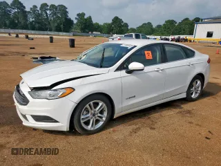 2018 Ford Fusion SE z VIN 3FA6P0LU7JR141756, wystawiony jako Copart lot #57490345 z przebiegiem Nie podano mil oraz Szkoda całkowita • Salvage title. Historia ofert i sprzedaży dostępna na DreamBid. Obrazek 1.