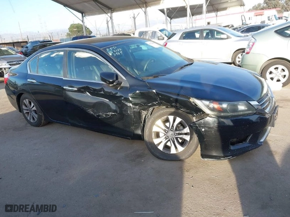 2014 Honda Accord Sedan LX with VIN 1HGCR2F3XEA013969, listed as a IAAI auction lot 41720466 with 99,881 mi miles. Bid and sale history available at carsss.com. Image 1.