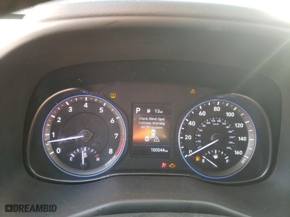 2021 Hyundai Kona SEL with VIN KM8K22AA7MU607366, listed as a Copart auction lot 82189284 with 100,544 mi miles and Salvage Title. Bid and sale history available at carsss.com. Image 9.