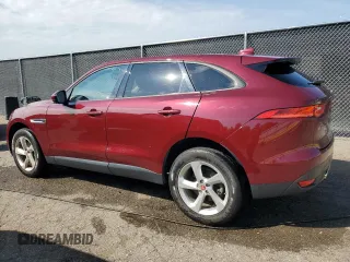 2017 Jaguar F-Pace 35t Premium z VIN SADCJ2BV0HA068470, wystawiony jako Copart lot #60656155 z przebiegiem 45 663 mil mil oraz Czysty tytuł • Clean title. Historia ofert i sprzedaży dostępna na DreamBid. Obrazek 2.
