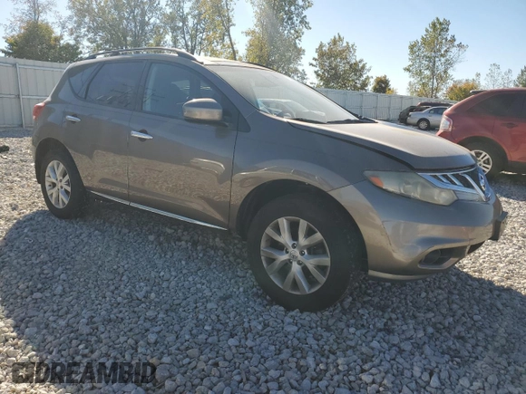 2011 Nissan Murano SV with VIN JN8AZ1MWXBW174533, listed as a Copart auction lot 75159014 with 188,060 mi miles and Clean Title. Bid and sale history available at carsss.com. Image 4.