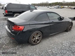2014 BMW 2 Series M235i with VIN WBA1J7C5XEV253156, listed as a Copart auction lot 41607935 with 84,420 mi miles and Salvage Title. Bid and sale history available at carsss.com. Image 3.