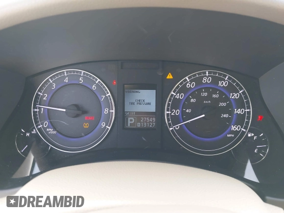 2014 Infiniti QX50 Journey with VIN JN1BJ0HPXEM210387, listed as a IAAI auction lot 41692201 with 27,549 mi miles. Bid and sale history available at carsss.com. Image 7.