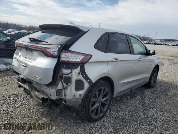 2017 Ford Edge Sport with VIN 2FMPK4AP9HBC59393, listed as a Copart auction lot 45288075 with 79,946 mi miles and Salvage Title. Bid and sale history available at carsss.com. Image 3.
