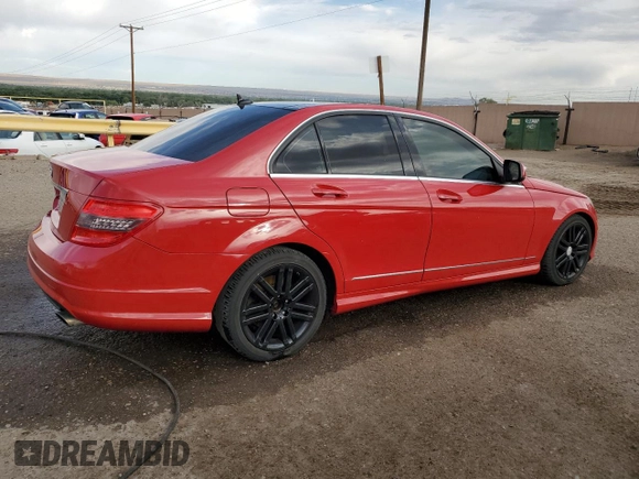 2008 Mercedes-Benz C 300 Sport with VIN WDDGF54X48R033758, listed as a Copart auction lot 59987775 with 125,366 mi miles and Salvage title. Bid and sale history available at DreamBid. Image 3.