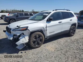2017 Jeep Cherokee Sport with VIN 1C4PJLAB3HW652570, listed as a Copart auction lot 50238215 with 103,745 mi miles and Salvage Title. Bid and sale history available at carsss.com. Image 1.