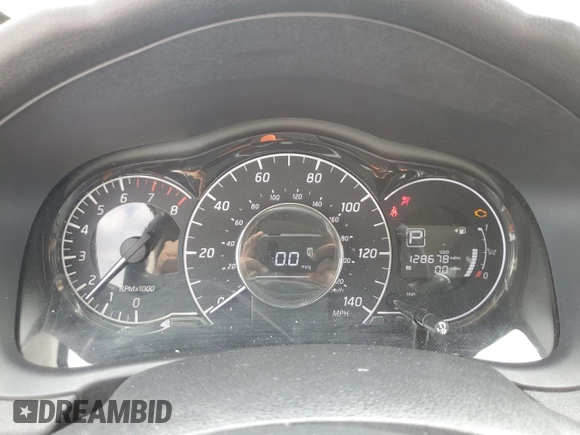 2018 Nissan Note SV with VIN 3N1CE2CP4JL368076, listed as a Copart auction lot 55945635 with 128,678 mi miles and Salvage title. Bid and sale history available at DreamBid. Image 9.