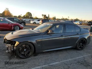 2016 BMW M3 with VIN WBS8M9C59G5D30991, listed as a Copart auction lot 72089932 with 75,583 mi miles. Bid and sale history available at carsss.com. Image 1.