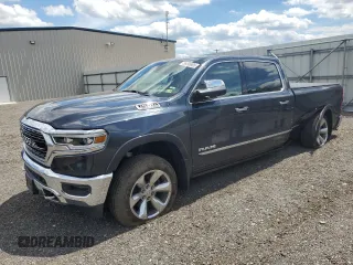 2019 Ram 1500 Limited z VIN 1C6SRFPT4KN552616, wystawiony jako Copart lot #56096905 z przebiegiem 51 407 mil mil oraz Szkoda całkowita • Salvage title. Historia ofert i sprzedaży dostępna na DreamBid. Obrazek 1.