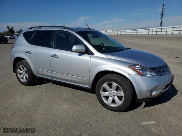 2006 Nissan Murano S with VIN JN8AZ08T76W416050, listed as a Copart auction lot 47643815 with 190,082 mi miles and Salvage Title. Bid and sale history available at carsss.com. Image 4.