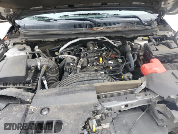2021 Ford Ranger XL with VIN 1FTER4EH7MLD80427, listed as a Copart auction lot 45927235 with 29,663 mi miles and Salvage Title. Bid and sale history available at DreamBid. Image 12.