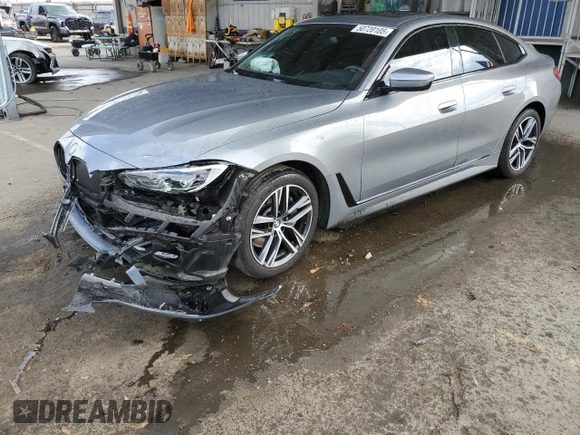 2022 BMW 4 Series 430i с VIN WBA63AV00NFM69588, выставлен на аукционе Copart как лот 50720105 с пробегом 22 047 миль миль и Списание • Salvage title. История ставок и продаж доступна на DreamBid. Изображение 1.