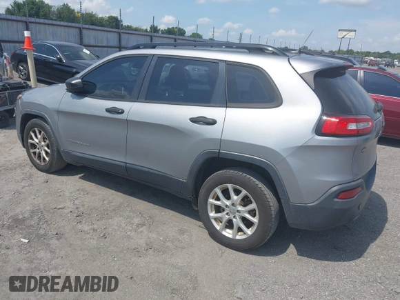2015 Jeep Cherokee Sport z VIN 1C4PJLABXFW684235, wystawiony jako IAAI lot #42788242 z przebiegiem 260 453 mil mil oraz . Historia ofert i sprzedaży dostępna na DreamBid. Obrazek 3.