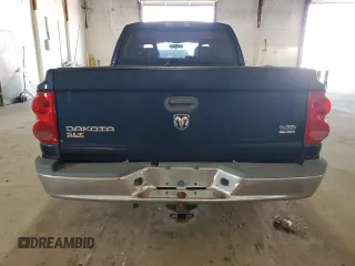 2005 Dodge Dakota SLT with VIN 1D7HW48N95S365965, listed as a Copart auction lot 48505355 with 144,053 mi miles and Salvage Title. Bid and sale history available at carsss.com. Image 6.
