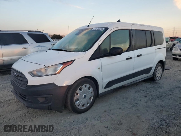 2020 Ford Transit Connect XL with VIN NM0GE9E26L1438015, listed as a Copart auction lot 47575925 with 12,663 mi miles and Salvage title. Bid and sale history available at DreamBid. Image 1.